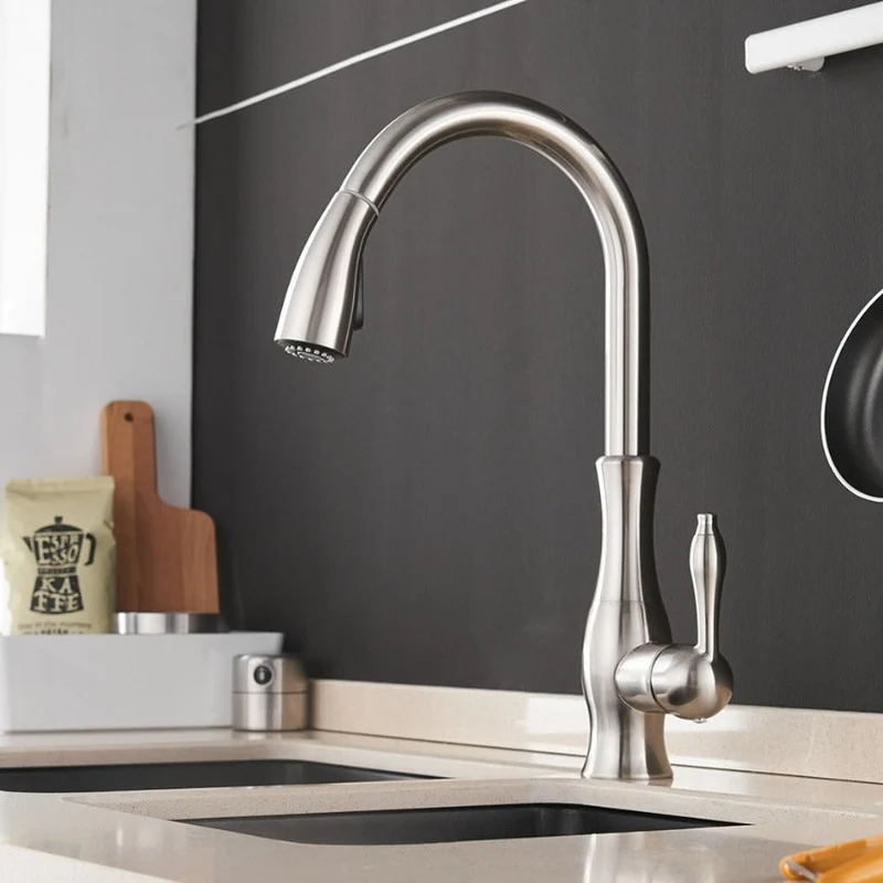 Robinet de Cuisine Moderne en Inox | Élégant et Fonctionnel