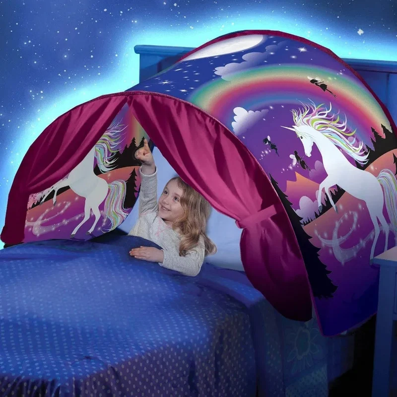 Tente de Jeux Enfantin pour Dormir | Abri Douillet et Coloré