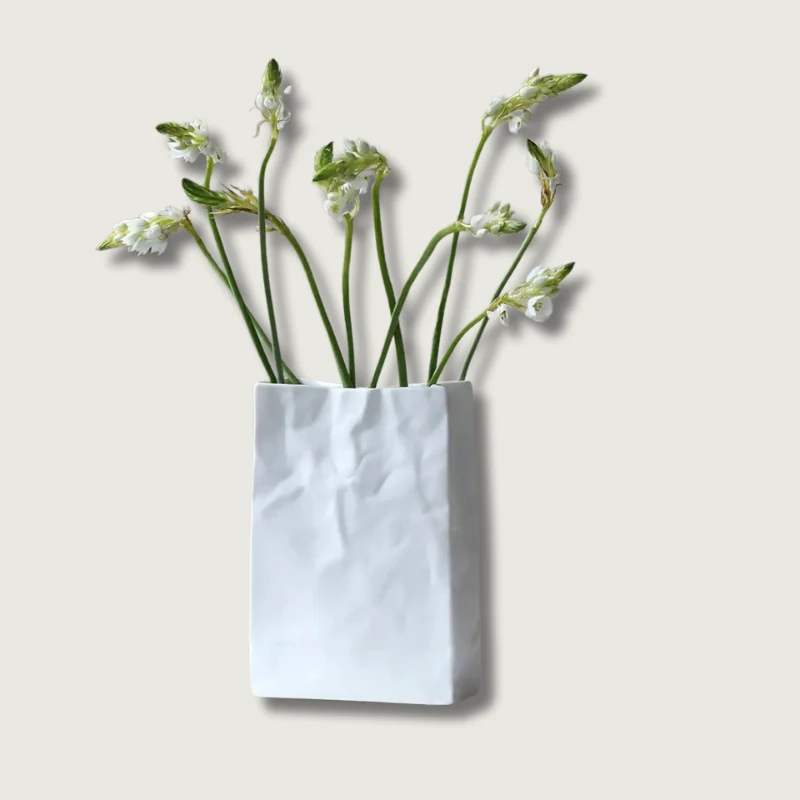 Vase Céramique Décoratif | Style Chic et Contemporain pour Maison