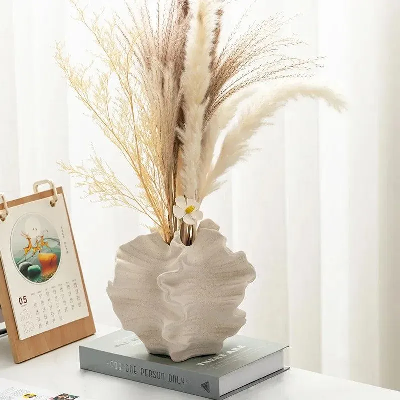 Vase Céramique Déco | Motif Géométrique Chic