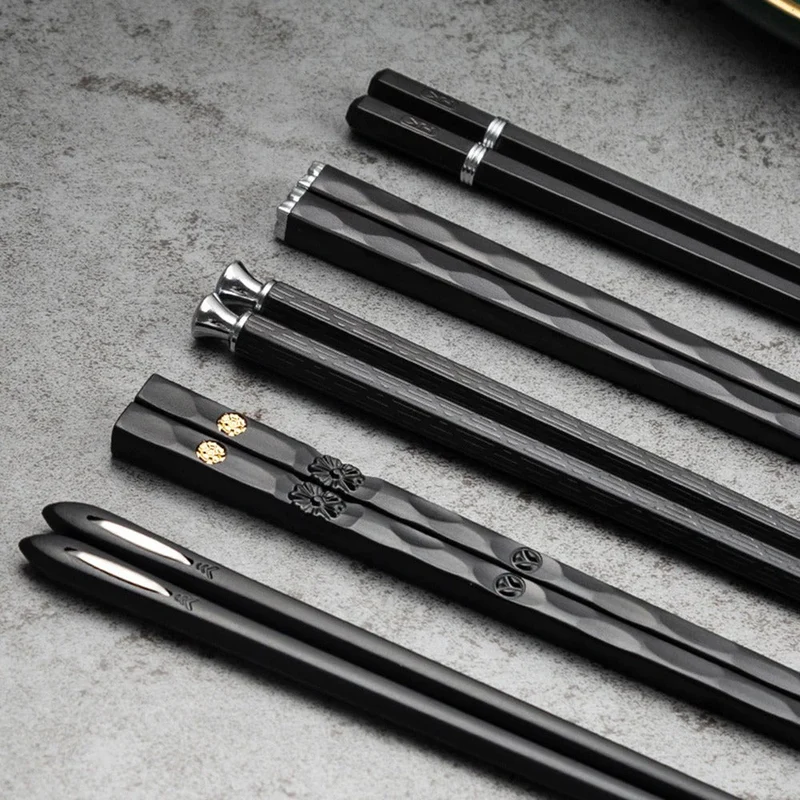 Baguettes en Métal Luxe | Set de Table Raffiné