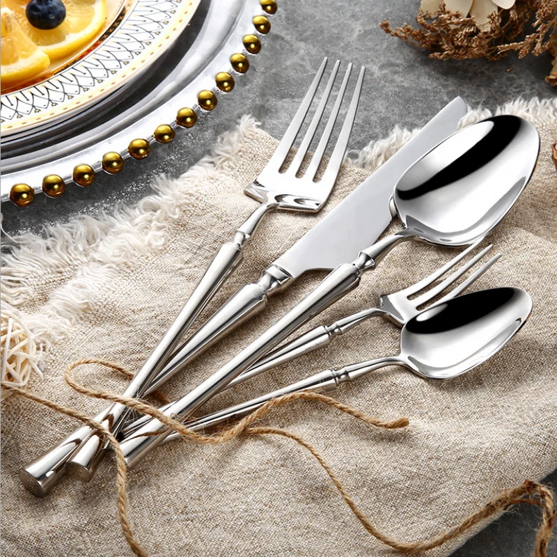 Ustensiles de Table Design 24 Pièces | Set Élégant pour Repas Raffiné