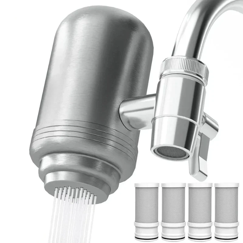 Filtre à Eau Haut de Gamme | Purificateur en Inox Durable