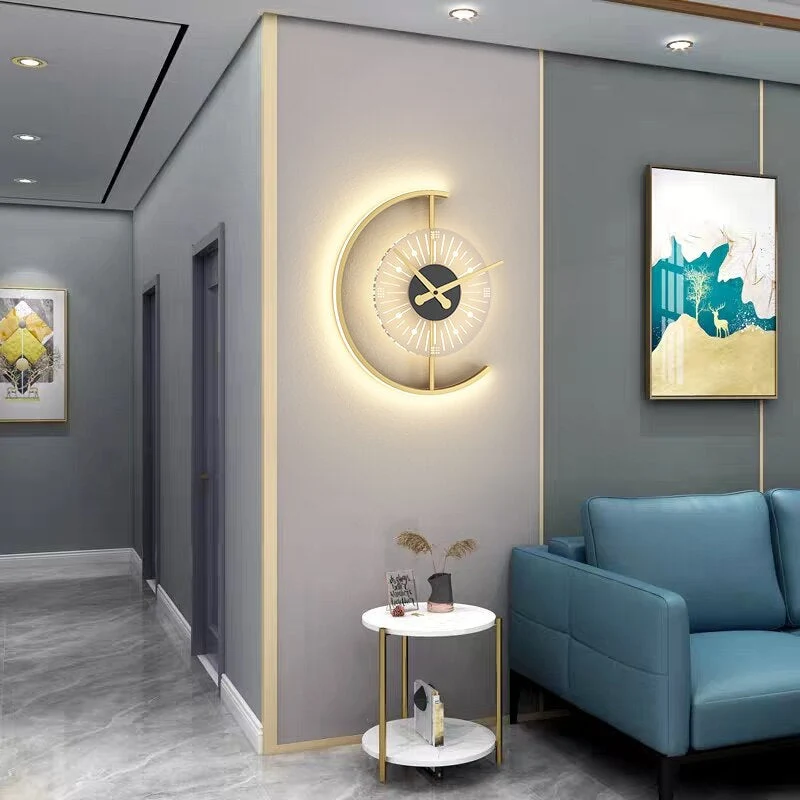 Horloge Murale LED Design Chic pour Intérieur