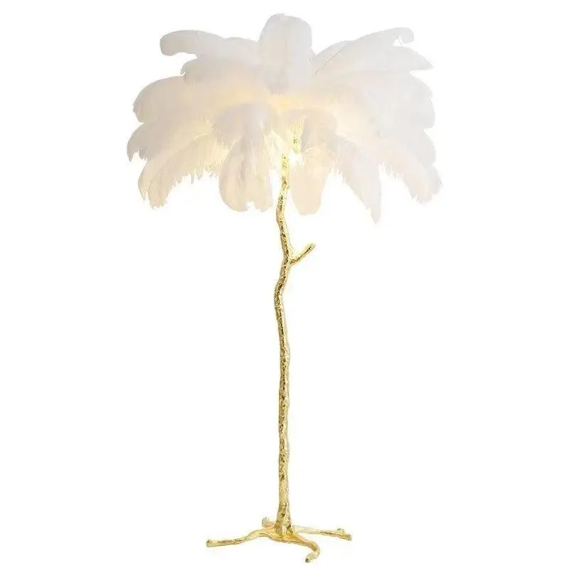 Lampe de Sol Élégante en Bois