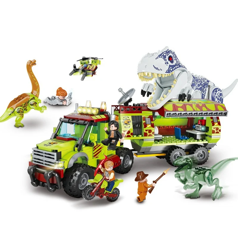 Kit de briques Dinosaur World de 582 pièces