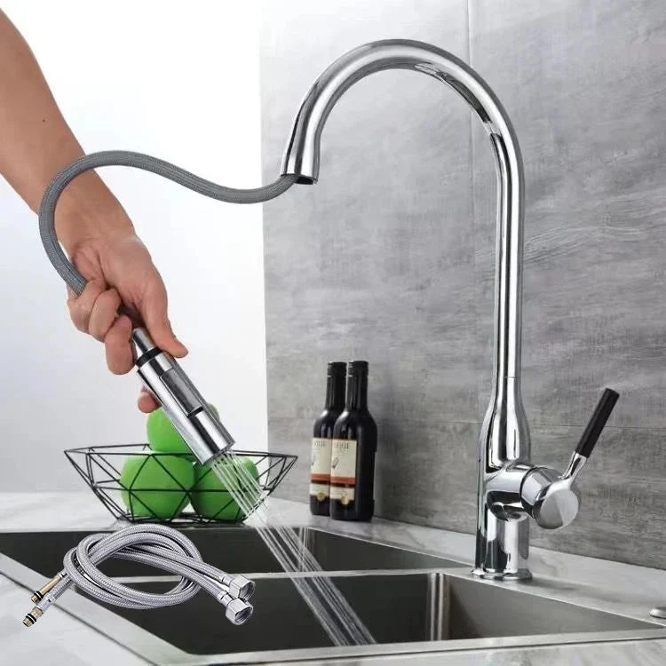 Robinet de Cuisine Moderne avec Douchette Rétractable