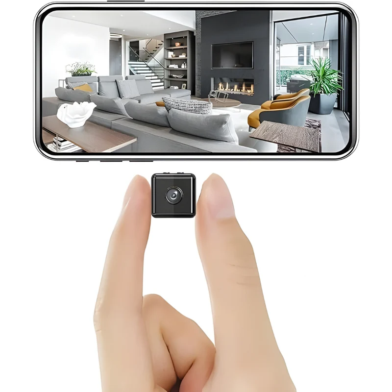 Caméra de Surveillance Discrète Wi-Fi Maison Compacte HD