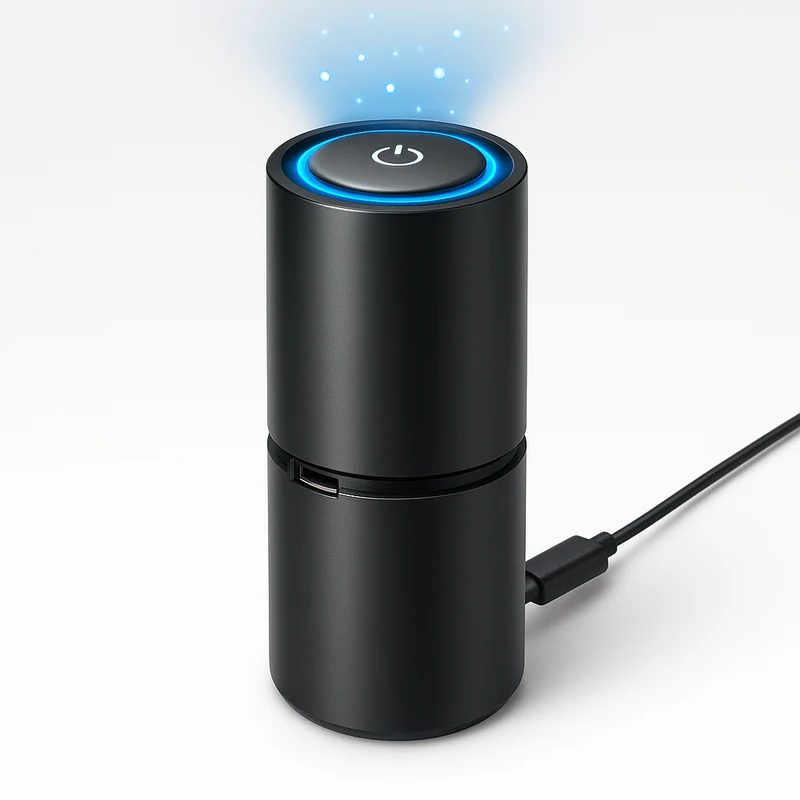 Purificateur d'Air Compact Élégant USB