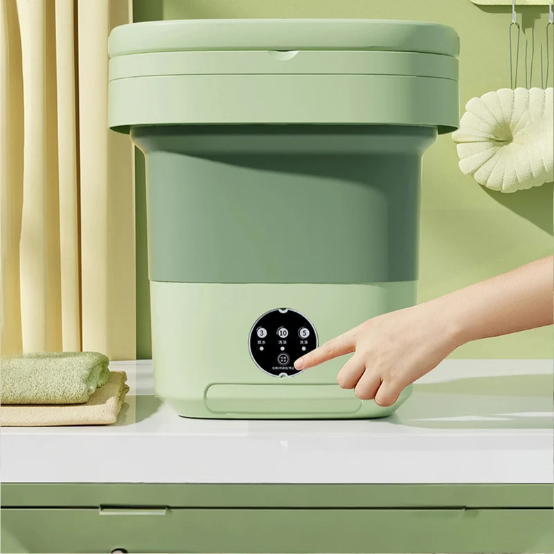 Lave-linge Compact Pliable pour Petits Lave