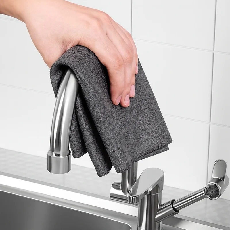 Linge Microfibre Polyvalent Séchage Sans Rayures