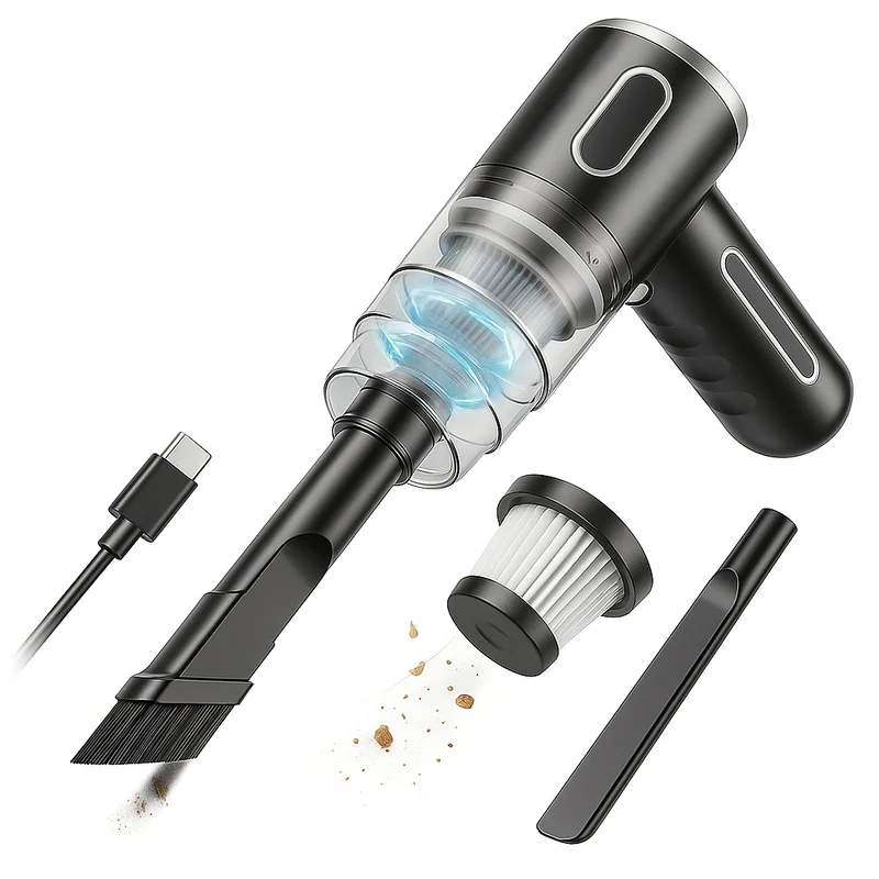 Aspirateur Main Sans Fil Léger Rechargeable