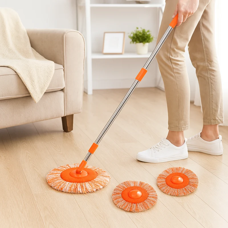 Balai Microfibre Réglable Outils de Nettoyage Pratique