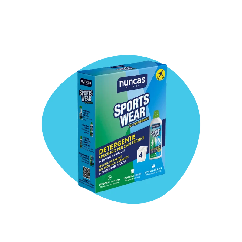 Sportswear Detergente Specifico in Bustine Monodose