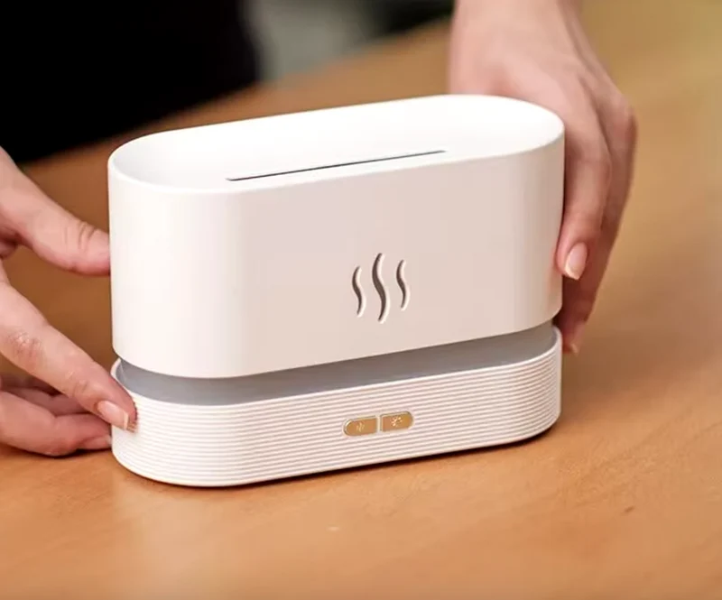 Diffuseur d’Huiles Essentielles Effet Flamme – Élégance et Technologie Ultrasonique