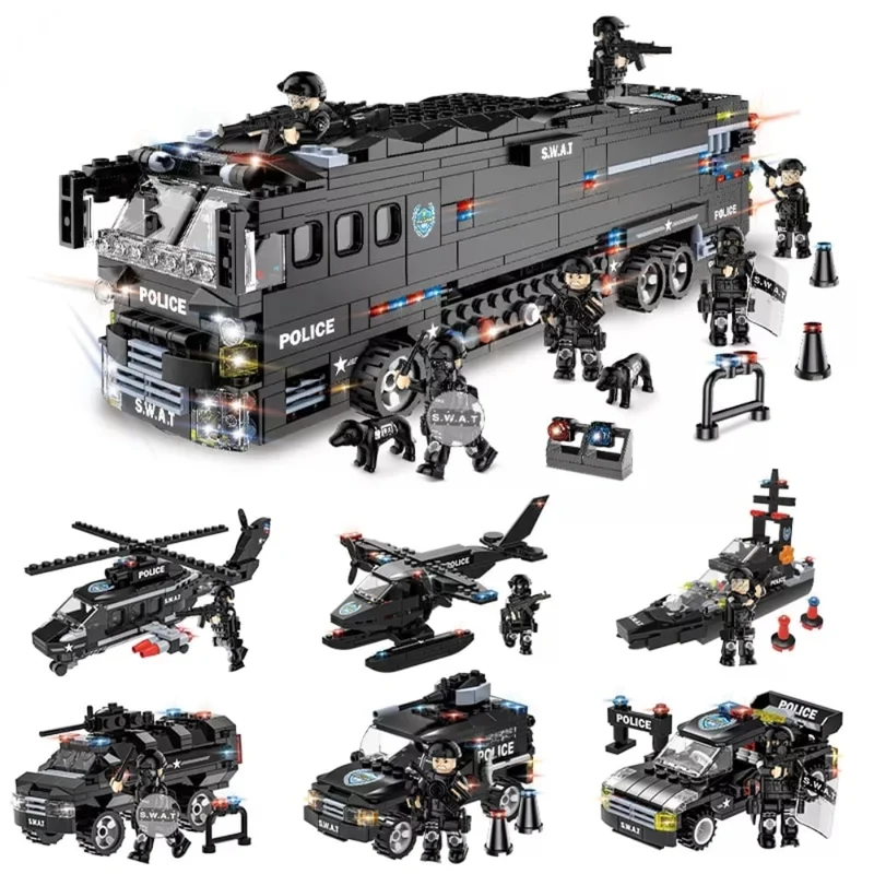 Set de briques SWAT Team 1014 pièces