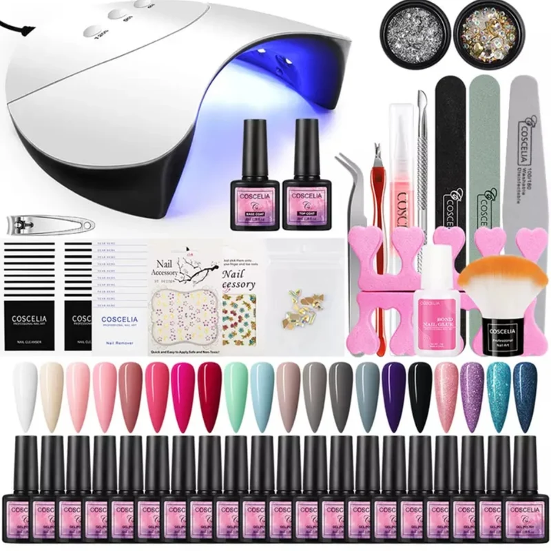 Kit manucure enfant avec lampe UV/LED pour ongles (10+ ans)