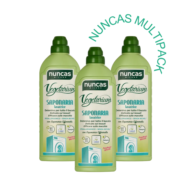 Vegetarium Saponaria Detersivo Lavatrice - 1000ml - Multipack