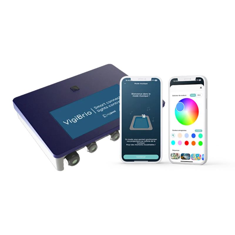 VigiBrio - Controleur d'éclairage avec l'application Vigipool