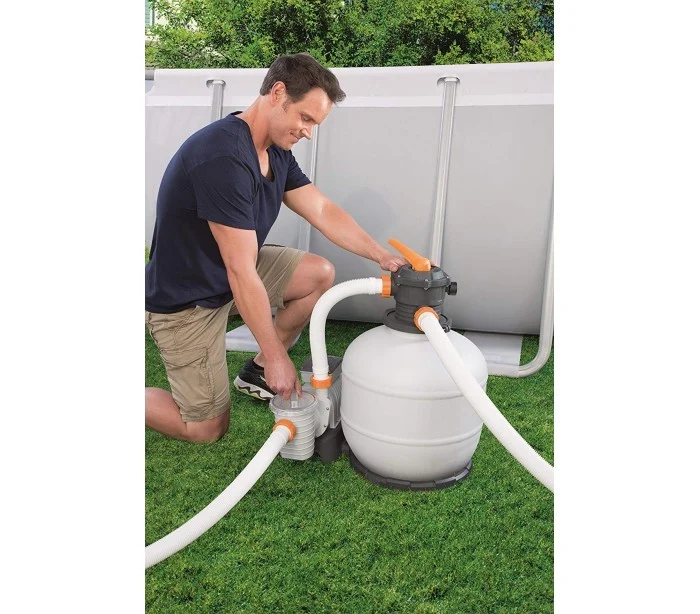 58499 Pompe de filtration à sable BESTWAY pour piscine clearclear 7,571 l / h