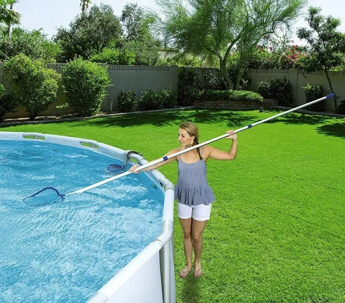 8234 Systeme nettoyage de piscine Aquaclean red balai-brosse, bras ajustable