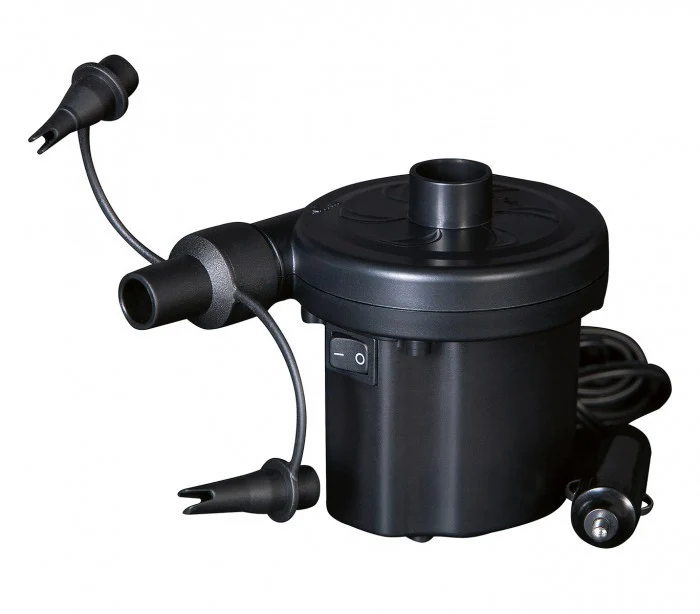 62097 - Mini compresseur - pompe - 3 soupapes avec adaptateur de voiture 12V