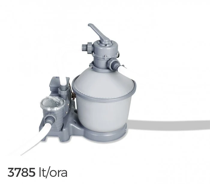 58400 - Pompe eaux usées piscines avec filtre à sable - 3785 l / h - Bestway