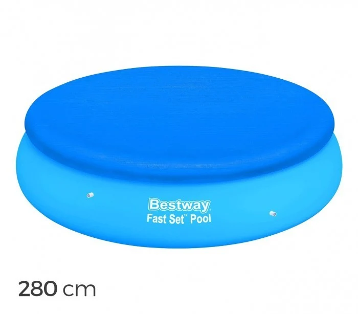 58032 - Couverture pour piscine gonflable - Bestway - 280 cm en PE