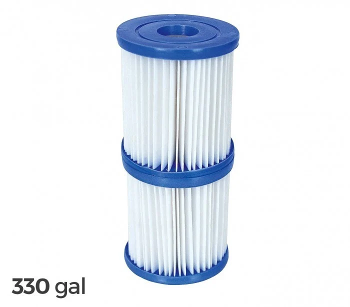 58093 - Kit de 2 filtres de rechange - Bestway - Moteur1249 L /H 330 gallons