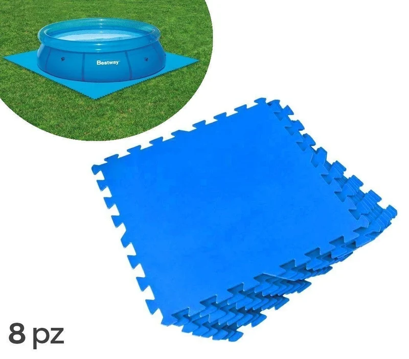 58220 - Kit de protection 8 morceaux modulaires pour piscines de 50 x 50 cm