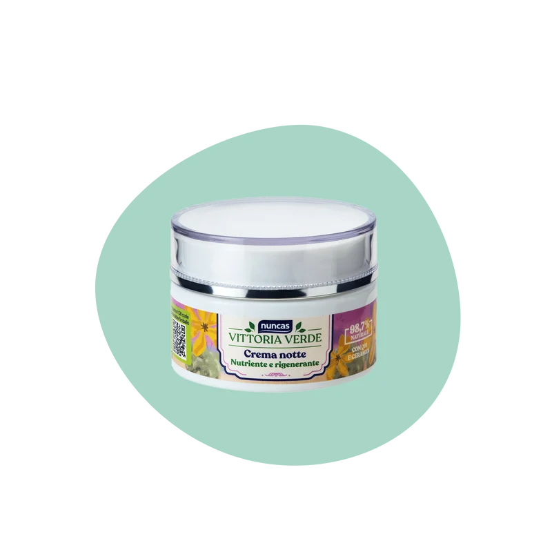 Vittoria Verde Crema Notte Nutriente e Rigenerante Pelle - 50ml