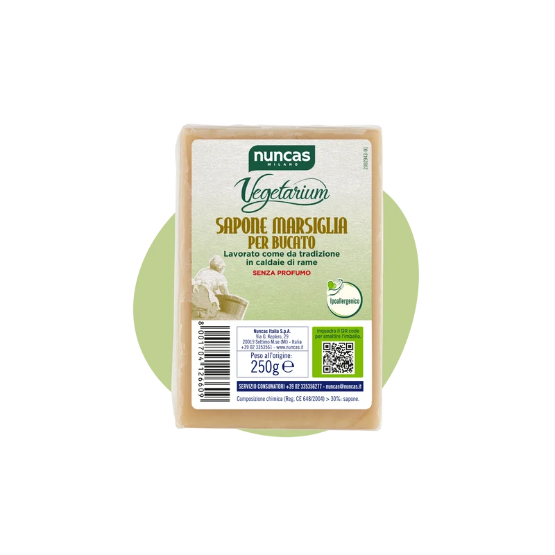 Vegetarium Sapone di Marsiglia Tradizionale per bucato - 250g