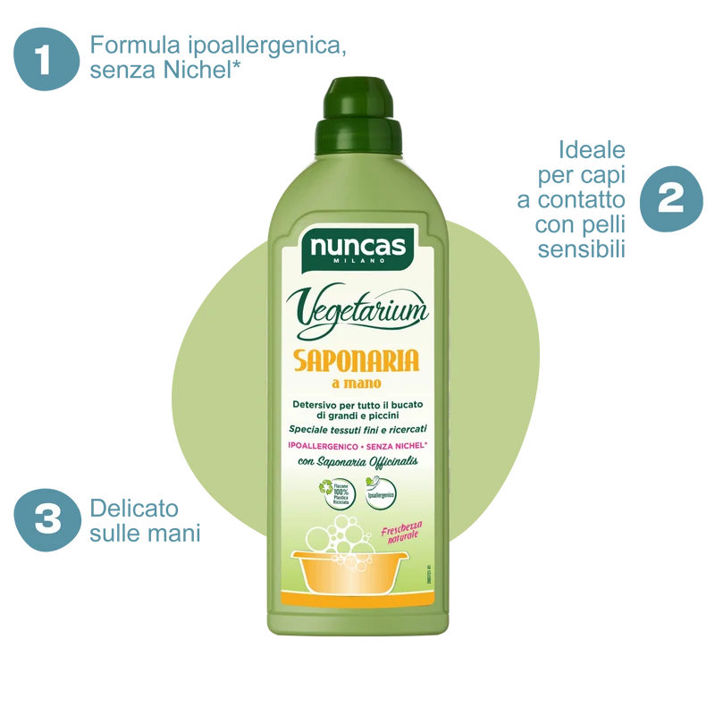 Vegetarium Saponaria Detersivo a Mano Bucato - 750ml