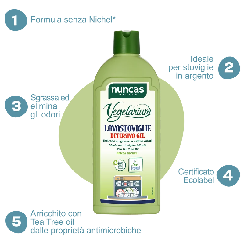 Vegetarium Detersivo Gel Lavastoviglie - 500ml