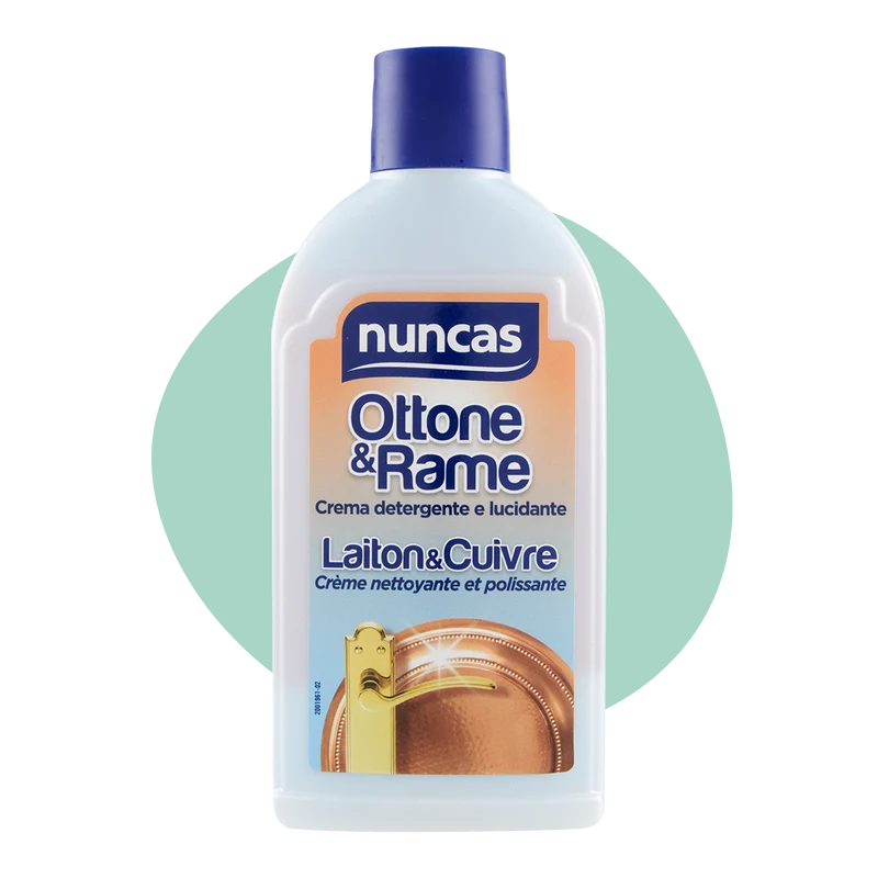 Ottone e Rame Crema Detergente e Lucidante - 250ml