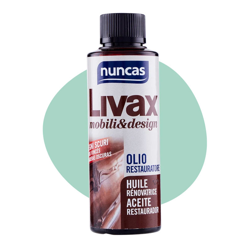 Livax Mobili&Design Olio Restauratore Legni Scuri - 120ml