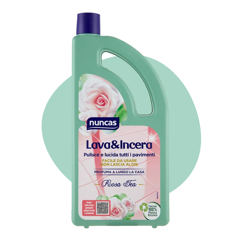 Lava & Incera Detergente Pavimenti Rosa Tea - 1000ml
