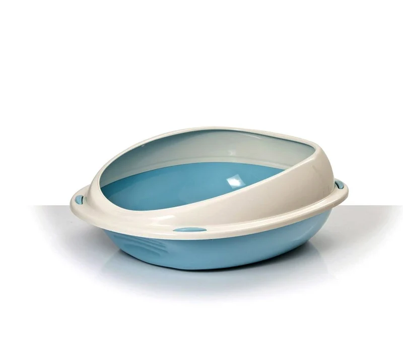 10533 Litière ouverte pour chats SHUTTLE à bords relevés anti-projections 57 cm