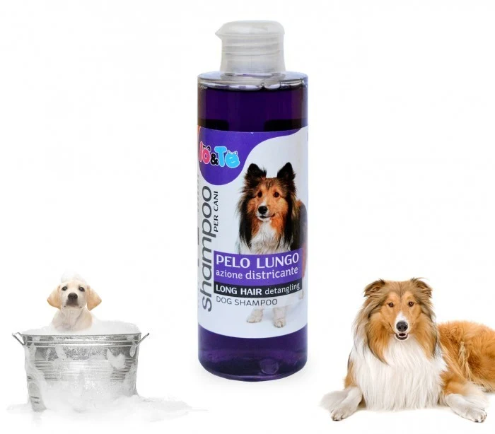 Shampooing pour chien - huile de lavande et panthénol - chien poils longs 200ml