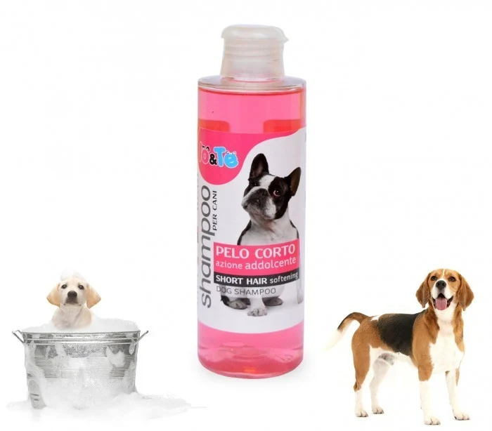 Shampooing adoucissant à l'huile d'argan pour chiens à poils courts 200 ml
