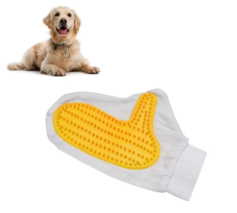 Gants effet Massage - Retire poils - Chien, chat et lapin