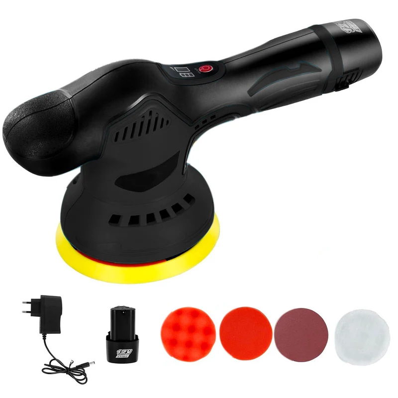 Polisseuse électrique avec batterie 24V pour voitures et sols, 8 vitesses