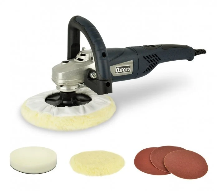 Ponceuse polisseuse S1P-180 pour auto OXFORD avec poignée et accessoires 1400 W