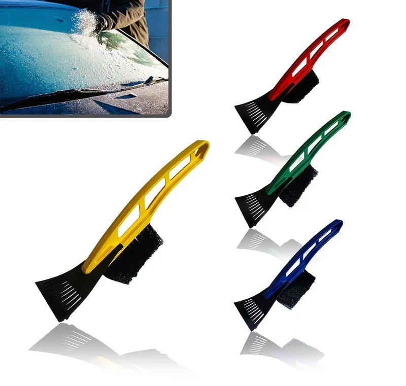 Grattoir et brosse 2 en 1 gratte glace pare-brise voiture LIFETIME CARS