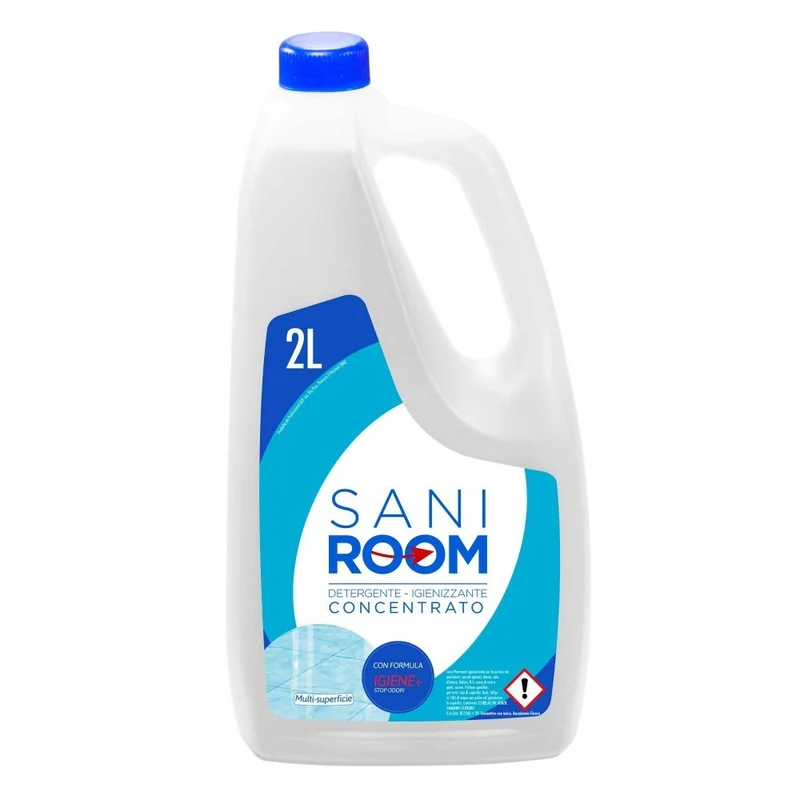 SANIROOM nettoyant désinfectant pour le sol formule d'hygiène 2 LT + eucalyptol
