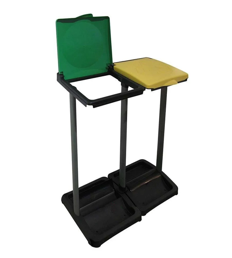 PORTE-SACS Art 9236 collecte séparée des déchets MISTER B 2 compartiments