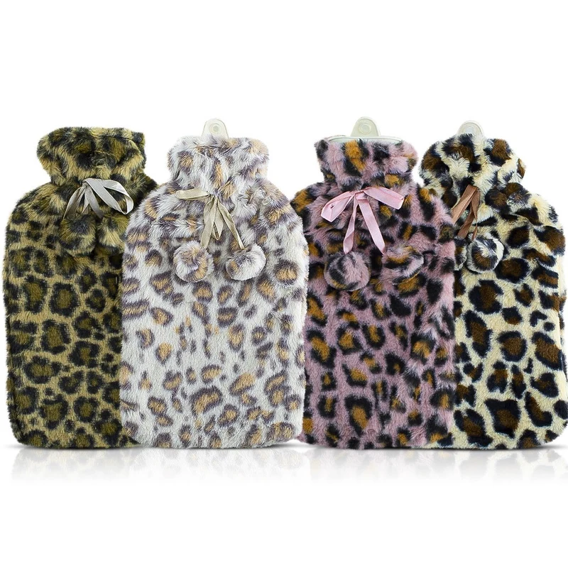 567912 Sac à eau chaude Warm & Relax 2Lt Animal Fleece Coated