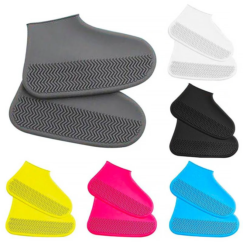 Couvre-chaussures Silicone Imperméable et Antidérapant Réutilisables et Lavables
