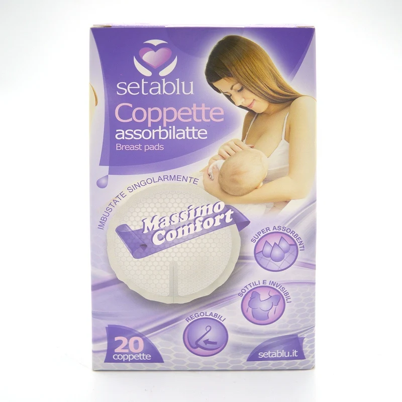 Setablu 20 Cupules Absorbeurs de lait 591687 Invisibles et Super absorbants