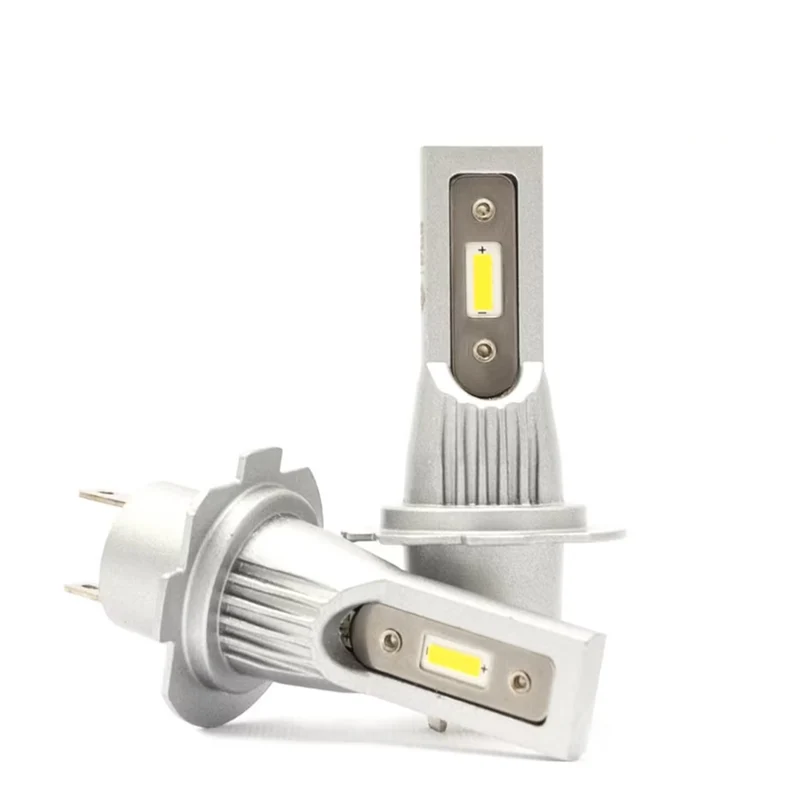 Lot de 2 ampoules LED M9 H7 pour voiture et moto, 1500LM 16W, lumière blanche